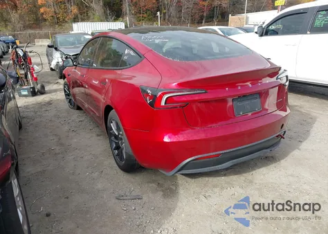 2025 Tesla Model 3 Long Range All-Wheel Drive из США, поврежденный, VIN 5YJ3E1EB6SF897442